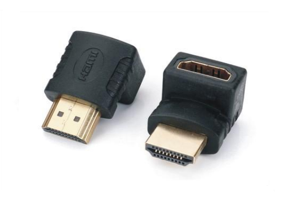 HDMI A/F轉A/M 90度-A款轉接頭