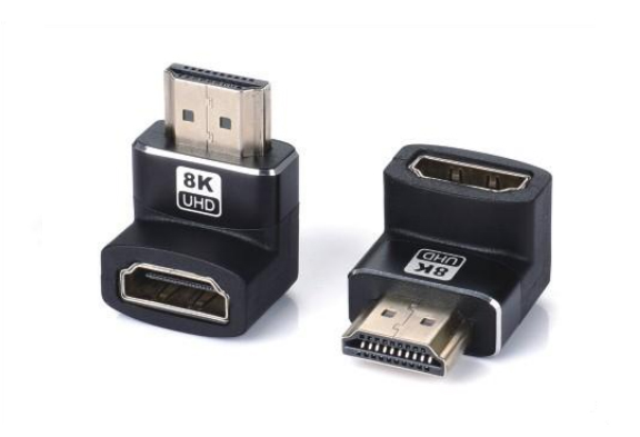HDMI AM/AF 8K90°直彎轉接頭