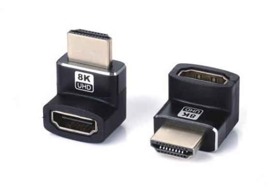 HDMI AM/AF 8K 270°直彎轉接頭