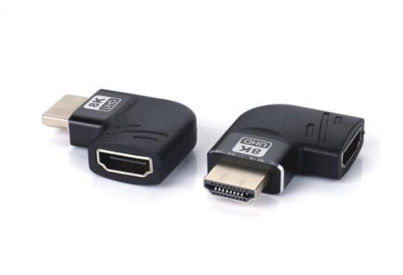 HDMI AM TO AF 側彎270°轉接頭